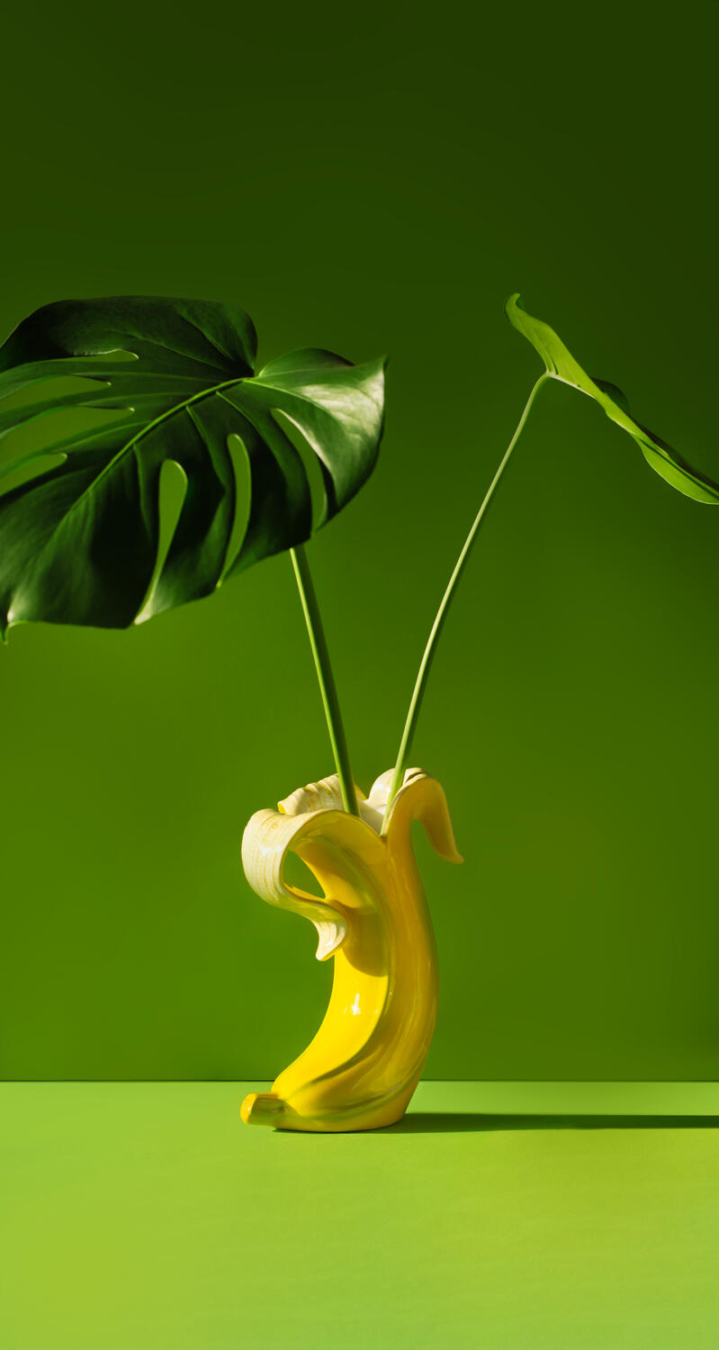 Banana Romance vase - gul